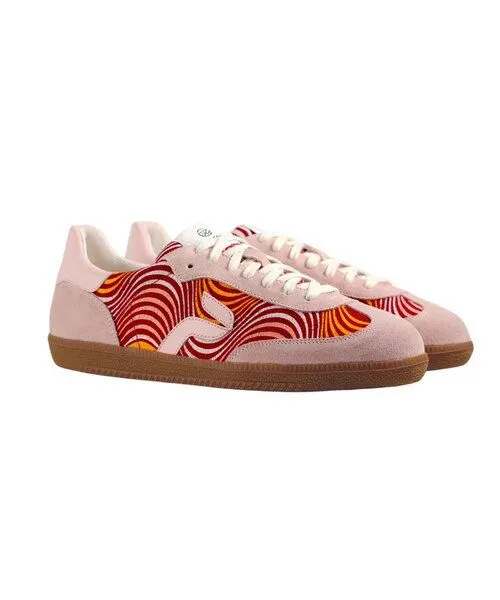 PANAFRICA PANAFRICA Bunte Sneaker - Sahara - Unisex, Bonbon (rosa), – Produktbild 3 von 4