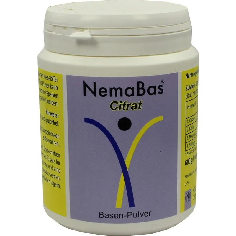 Nestmann Pharma NEMABAS Citrat Pulver 600 g Pulver – Produktbild 1 von 1
