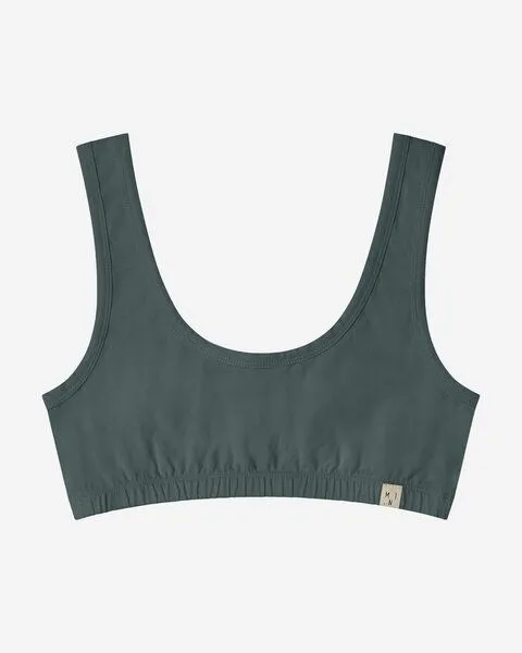 MATONA Matona Bralette | Basic Bra | aus Bio-Baumwolle | GOTS-zertifiziert, Petrol, – Produktbild 2 von 2
