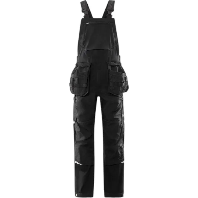 Fristads Latzhose Fristads Stretch 1830 GSTT, Schwarz, – Produktbild 1 von 2