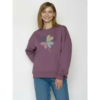 GreenBomb GREENBOMB Clover Core - Lässiges Sweatshirt aus Bio-Baumwolle / hochwertiger Print / GOTS / Fair & Vegan – Produktbild 1 von 1