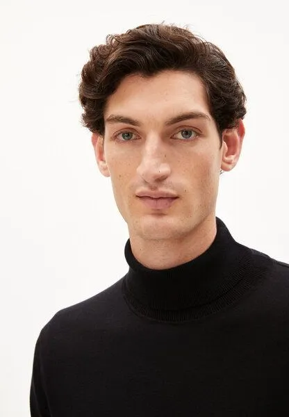 ARMEDANGELS ARMEDANGELS GLAANUS - Herren Pullover Regular Fit aus Bio-Baumwolle, Black, – Produktbild 3 von 4