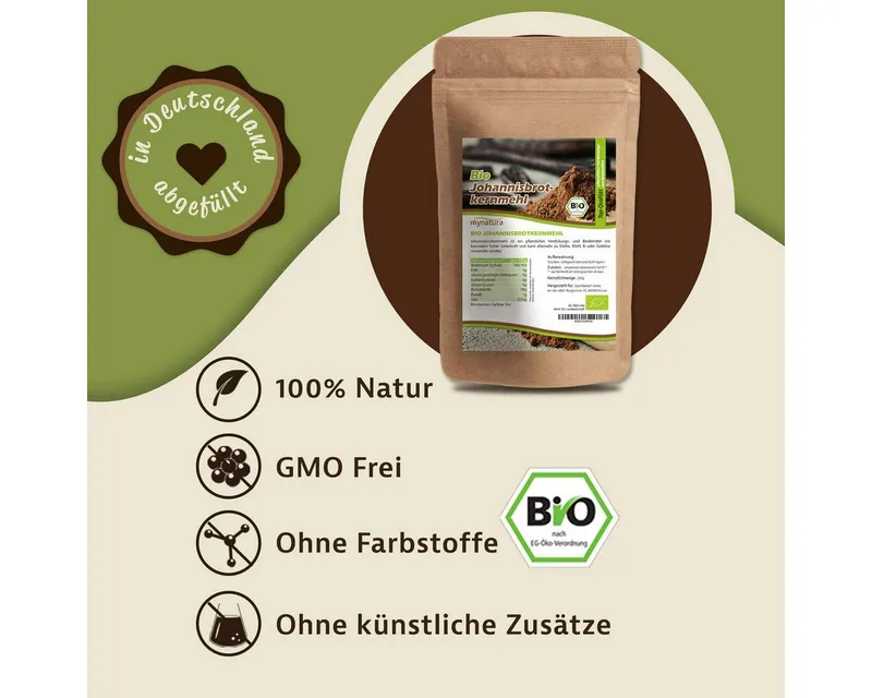 Mynatura Mehl Mynatura Bio Johannisbrotkernmehl E410 – Produktbild 2 von 5