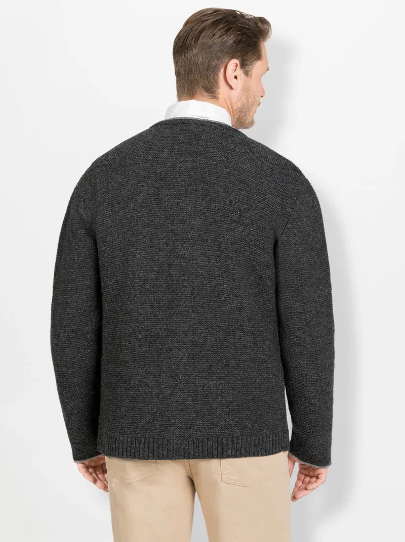 marco donati Strickjacke graphit-meliert, Graphit-meliert, – Produktbild 2 von 2