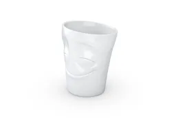 FIFTYEIGHT PRODUCTS FIFTYEIGHT PRODUCTS Vergnügter Porzellan Becher mit Henkel – Produktbild 1 von 1