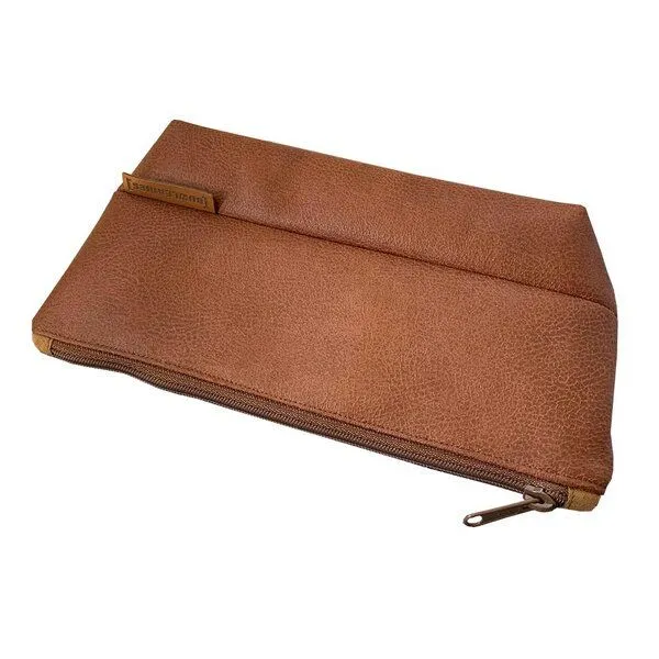 BOWLEANIES TASCHEN BOWLEANIES TASCHEN Kulturbeutel aus Lederfaserstoff, Braun, – Produktbild 3 von 3