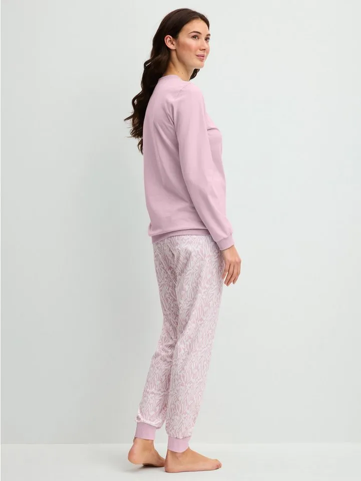 CALIDA CALIDA Pyjama Cotton Special Damen (2 tlg) weich, bequem und leicht, Lila, – Produktbild 3 von 5
