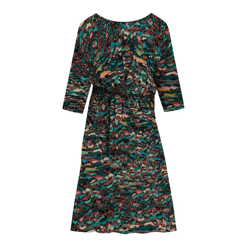WiDDA WiDDA Damen vegan Kleid Jersey Slinga Multicolor, Mehrfarbig, – Produktbild 1 von 2
