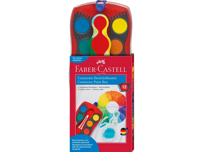 Faber-Castell Faber-Castell Farbkasten 'Connector' 12 Farben – Produktbild 2 von 5