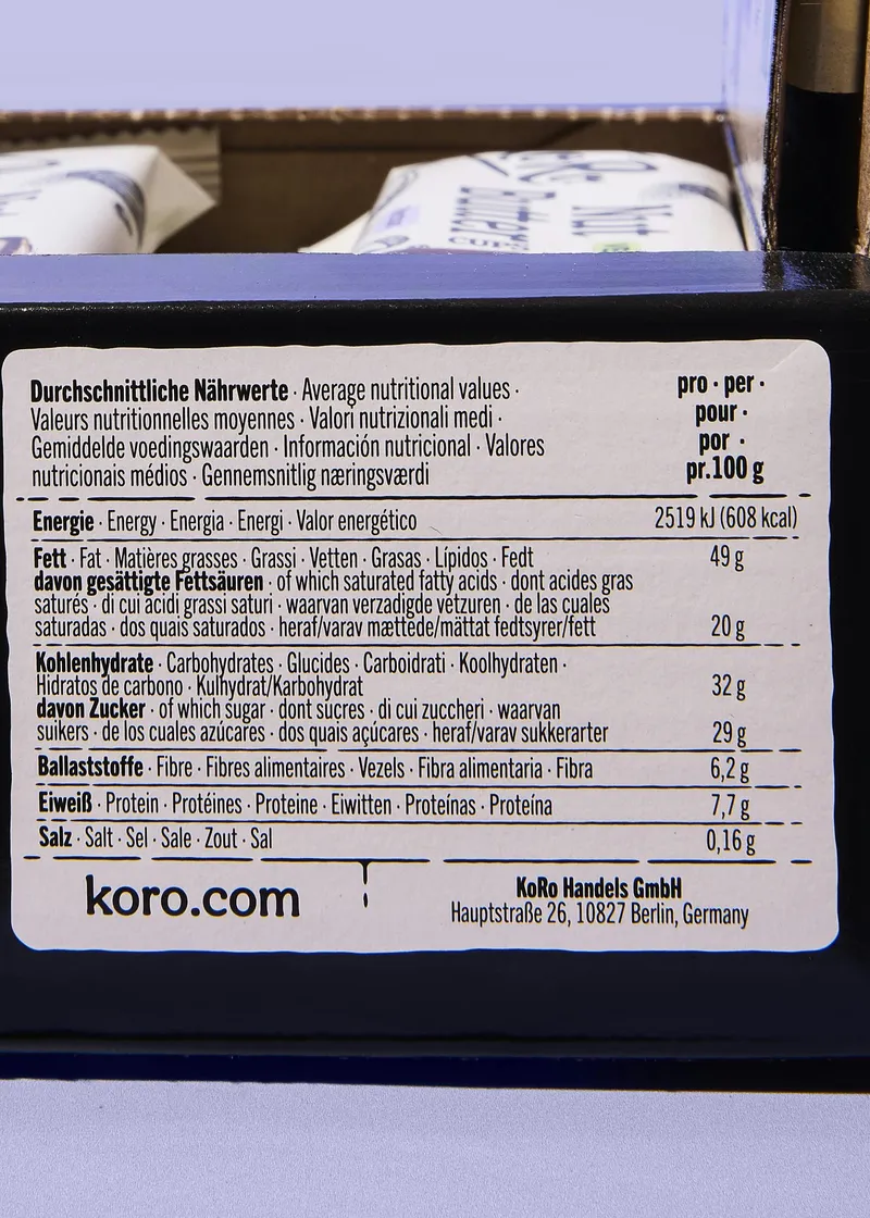 KoRo Limited Edition: Bio Nut Butter Cups Marzipan Style | 12 x 3 x 13 g – Produktbild 4 von 4