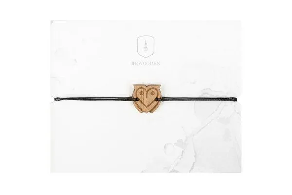 BeWooden BeWooden Holzarmband Wise Owl – Produktbild 1 von 3