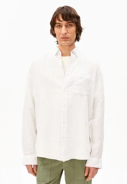 ARMEDANGELS ARMEDANGELS LINEN Herren Hemd aus Leinen, White, – Produktbild 1 von 4