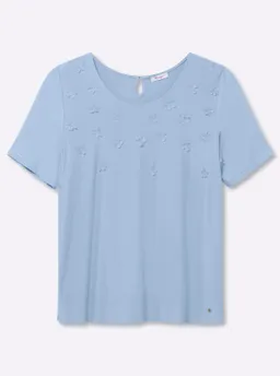 sheego Shirt eisblau – Produktbild 1 von 1