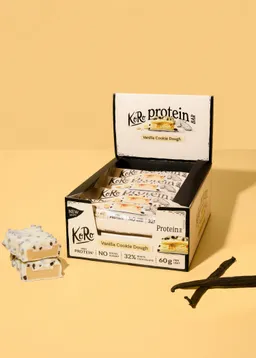 KoRo Crispy Protein Bar Vanilla Cookie Dough Style | 12 x 60 g – Produktbild 1 von 1
