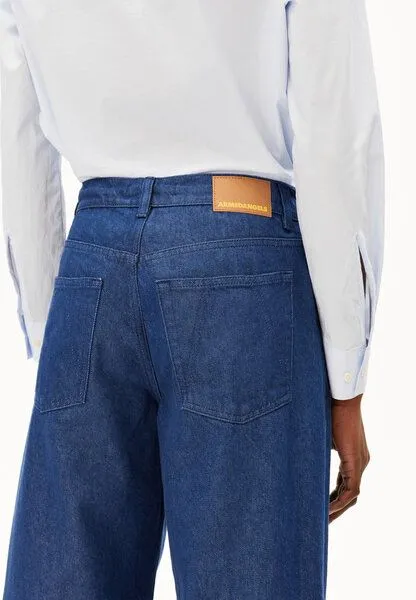 ARMEDANGELS ARMEDANGELS ASTRAEAAS Damen Wide Jeans Bio-Baumwoll Mix, Rinse, – Produktbild 2 von 3