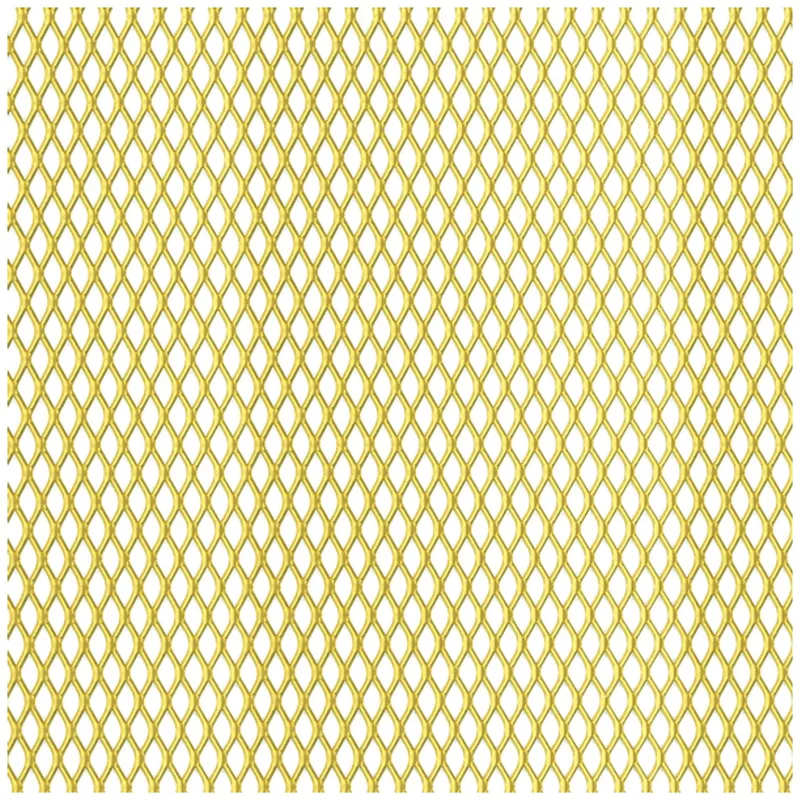 Alberts ALBERTS Streckmetallblech, Alu gold elox., BxLxS 300 x 1000 x 1,6 mm – Produktbild 1 von 1