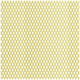 Alberts ALBERTS Streckmetallblech, Alu gold elox., BxLxS 300 x 1000 x 1,6 mm – Produktbild 1 von 1