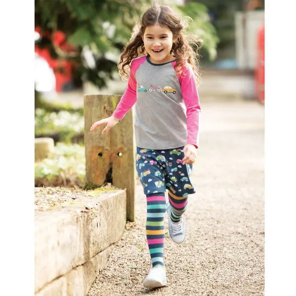 Frugi Frugi Strumpfhose Bright Multistripe – Produktbild 2 von 3
