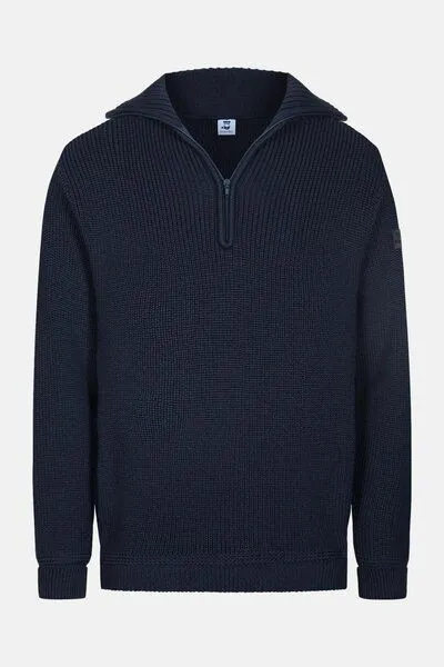 Hanseheld Hanseheld Herren Troyer Merino GOTS, Blau, – Produktbild 1 von 4