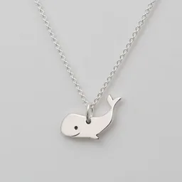 BELLYBIRD Jewellery BELLYBIRD Jewellery Kinderkette - kleiner Wal, Anhänger/ Silber/ Silber vergoldet – Produktbild 1 von 1