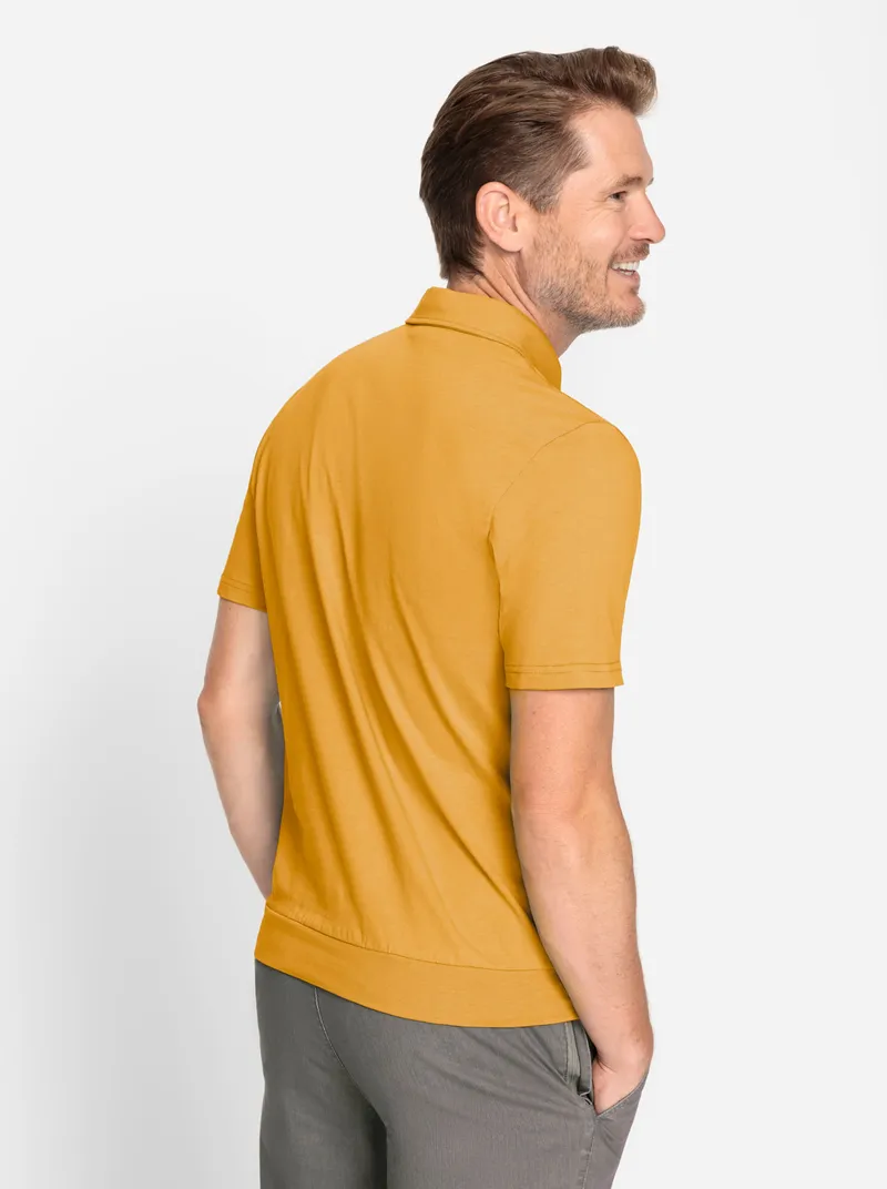marco donati Kurzarm-Shirt, Ocker, – Produktbild 2 von 2