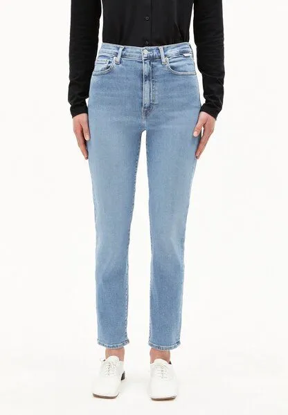 ARMEDANGELS ARMEDANGELS LEJAANI Damen Slim Jeans Bio-Baumwoll Mix X-Stretch, Blue, – Produktbild 2 von 5