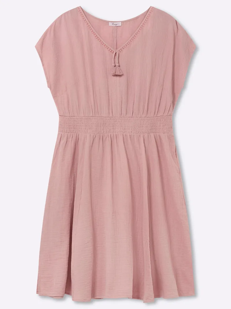 sheego Sommerkleid, Hortensie, – Produktbild 1 von 2