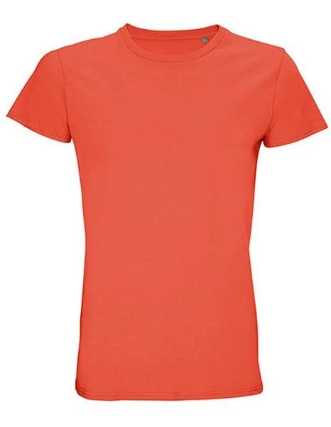 Sol's Sol's Herren T-Shirt Kurzarm Rundhals aus Bio - Baumwolle, Pop orange, – Produktbild 1 von 3