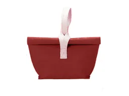 Lunchbag 'Yummy Plus' aus Papyr Gr. M, red apple – Produktbild 1 von 1
