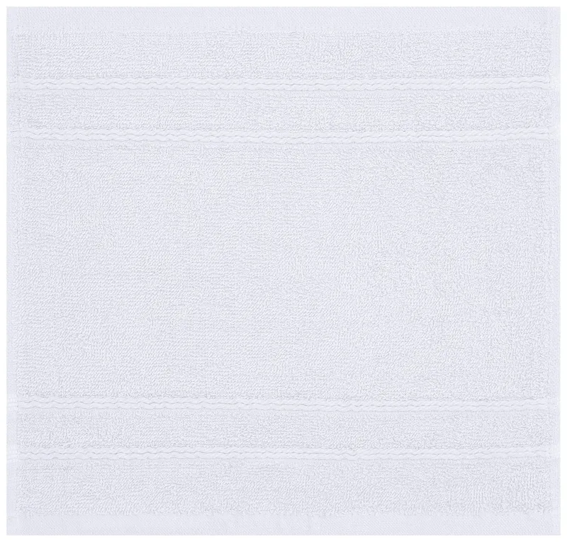 OTTO home Handtuch Set Inga, 3 Qualitäten, Duschtücher, Handtücher, Gästetücher, Seiftücher, Walkfrottier (10-St), Handtücher mit feiner Bordüre, 100% Baumwolle, Weiß, – Produktbild 5 von 8
