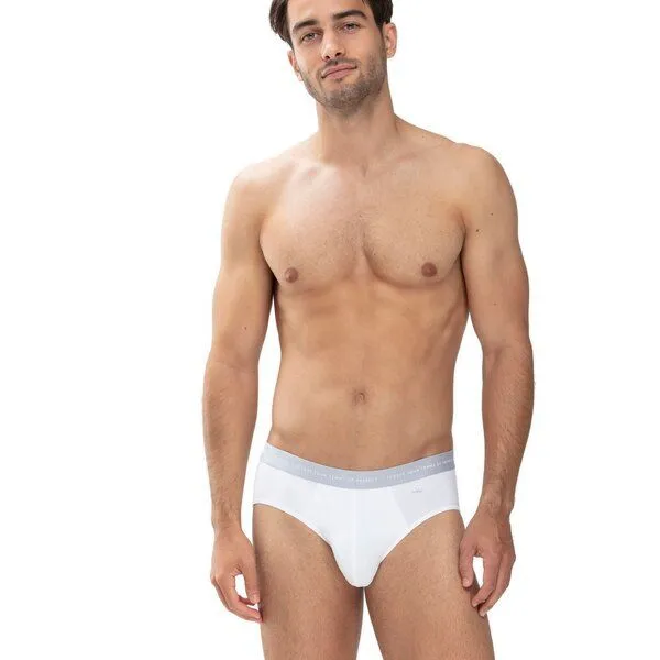 mey Mey Re:Think Herren Slip Bio-Baumwoll Unterhose (mit Spruch) GRÜNER KNOPF 71141, Weiss, – Produktbild 1 von 2