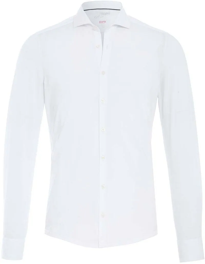 Pure Pure H.Tico The Functional Weiß Shirt - Größe 46, Weiß, – Produktbild 2 von 3