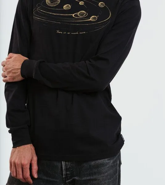 Gary Mash GARY MASH Langarmshirt Scott Atmosphere aus Biobaumwolle, Schwarz, – Produktbild 3 von 4