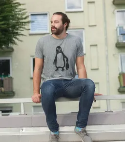 päfjes päfjes Pinguin Paul - Fair Wear Männer Bio T-Shirt – Produktbild 1 von 1