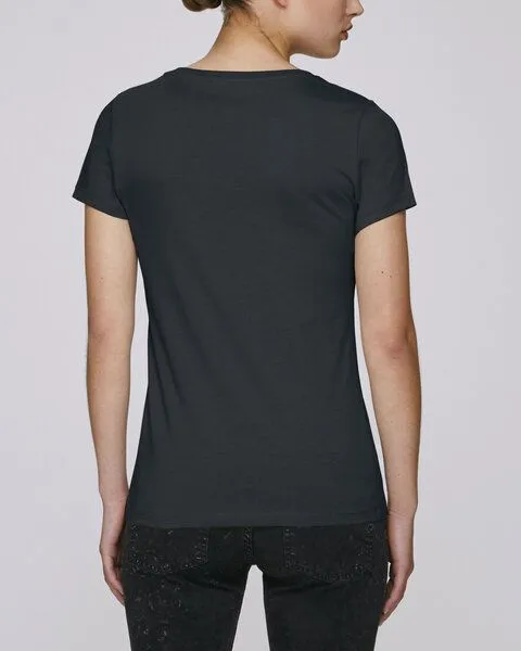 Human Family Human Family Bio Damen Sommer T-Shirt "Faith - Human" in 6 Farben, Schwarz, – Produktbild 2 von 5