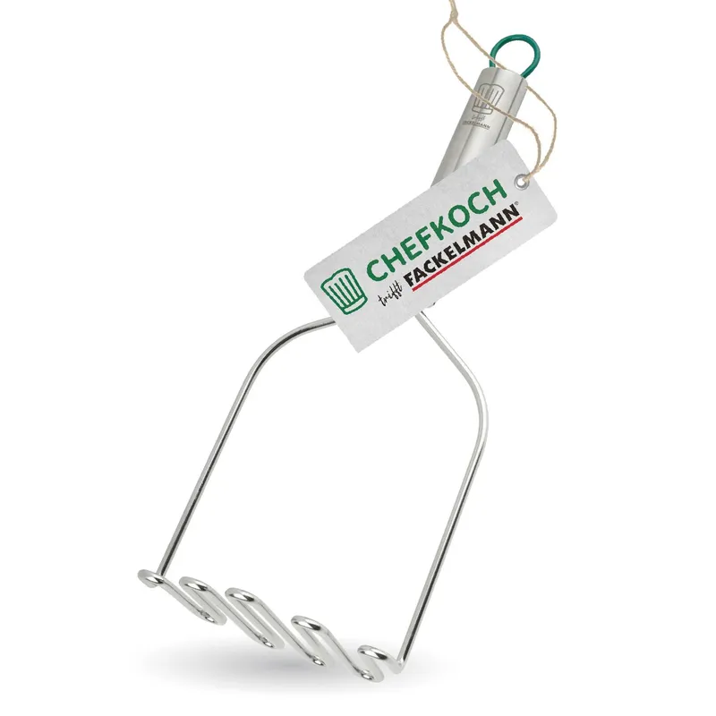 Chefkoch trifft Fackelmann Chefkoch trifft Fackelmann Kartoffelstampfer München, 31cm, Edelstahl – Produktbild 1 von 3