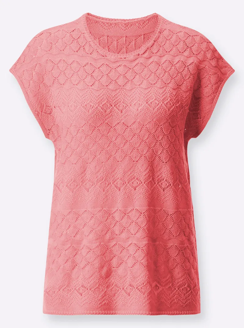 Witt Kurzarmpullover, Flamingo, – Produktbild 2 von 2