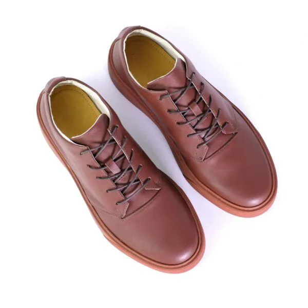 SORBAS SORBAS '80 Ledersneaker mit abbaubarer Sohle, Braun, – Produktbild 2 von 3