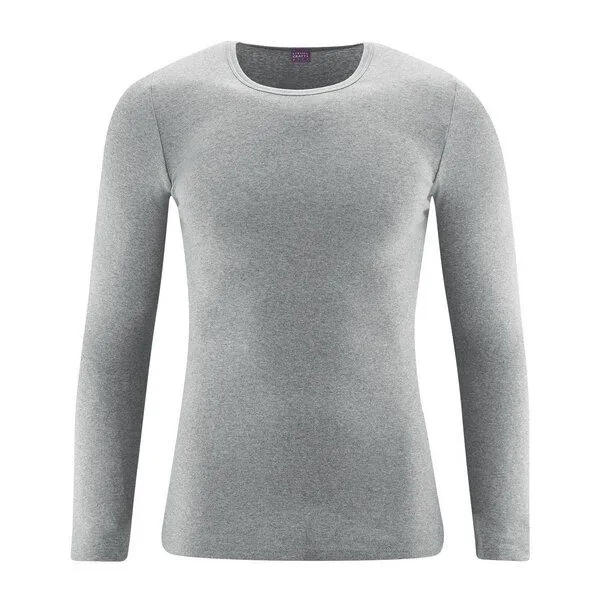 Living Crafts Living Crafts Langarm-Shirt - JOHAN, Grey melange, – Produktbild 3 von 3