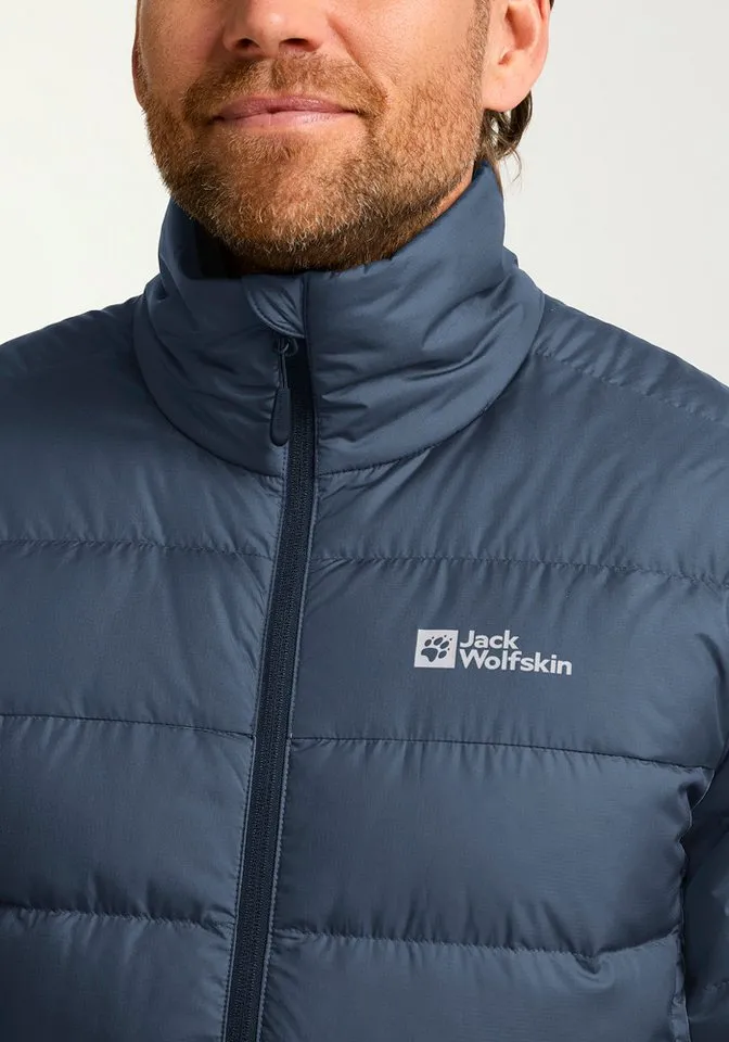 Jack Wolfskin Jack Wolfskin Daunenjacke ATHER DOWN JKT M RDS mit 700er-Naturdaunen, atmungsaktiv, wasserabweisend, winddicht, Blau, – Produktbild 5 von 5