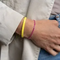juni juni Neon Perlenarmbänder einzeln oder im Set - handgemacht in Deutschland – Produktbild 1 von 1