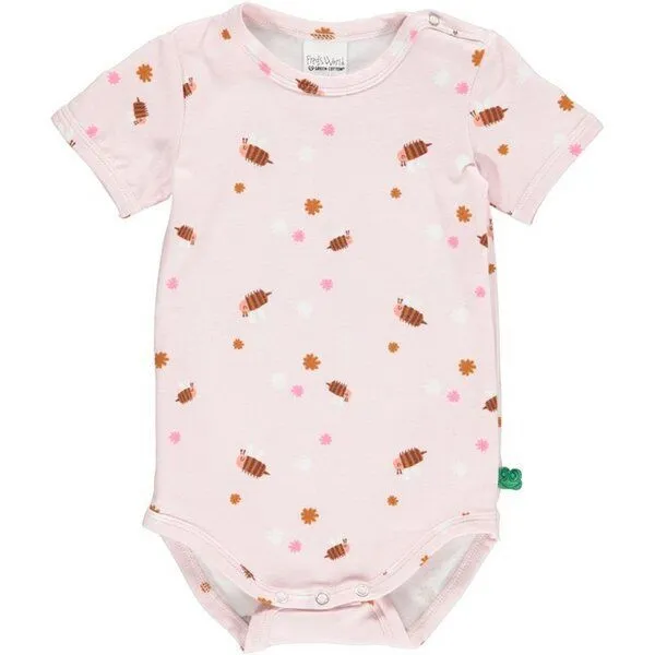 Fred's World by Green Cotton Fred's World by Green Cotton Body Kurzarm Bienen, Rose, – Produktbild 1 von 2