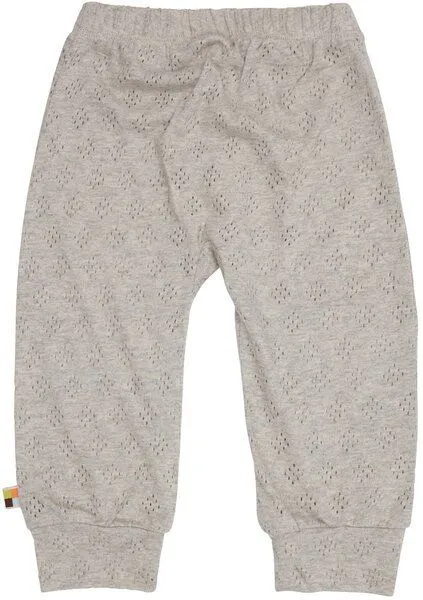 loud + proud loud + proud Baby & Kinder Hose Jacquard Strick, GOTS-zertifiziert, Silver(grau), – Produktbild 1 von 2