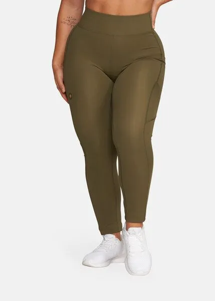 Golds Gym Golds Gym Leggings „Brooke“, Dark olive, – Produktbild 1 von 3