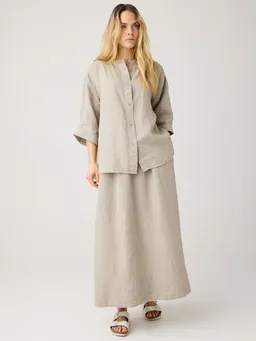KnowledgeCotton Apparel KnowledgeCotton Apparel Maxi Rock aus Bio-Leinen – Produktbild 1 von 1
