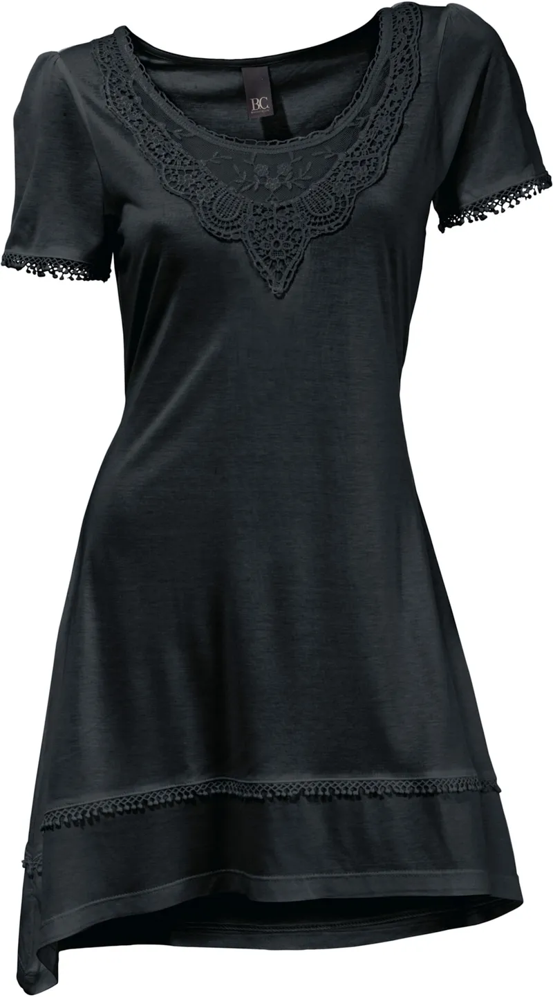heine Longshirt schwarz, Schwarz, – Produktbild 2 von 2