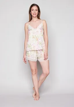 Joop! Joop! Shorts Wild Bloom mit floralem Print und Spitzendetails – Produktbild 1 von 1