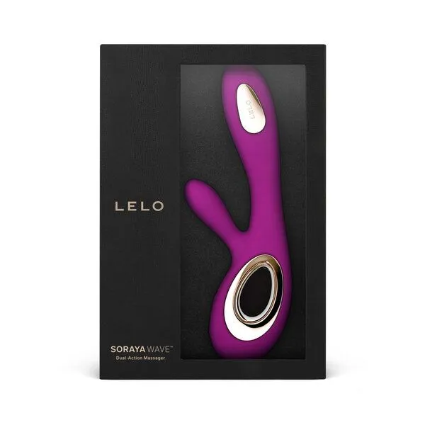 LELO Luxus-Rabbit-Vibrator - LELO SORAYA Wave, Tiefes rosa, – Produktbild 2 von 4