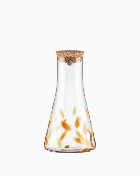 Sonnenglas Sonnenglas® Light Carafe Lichtkaraffen, M2 750ml orangene sprenkel, – Produktbild 1 von 1