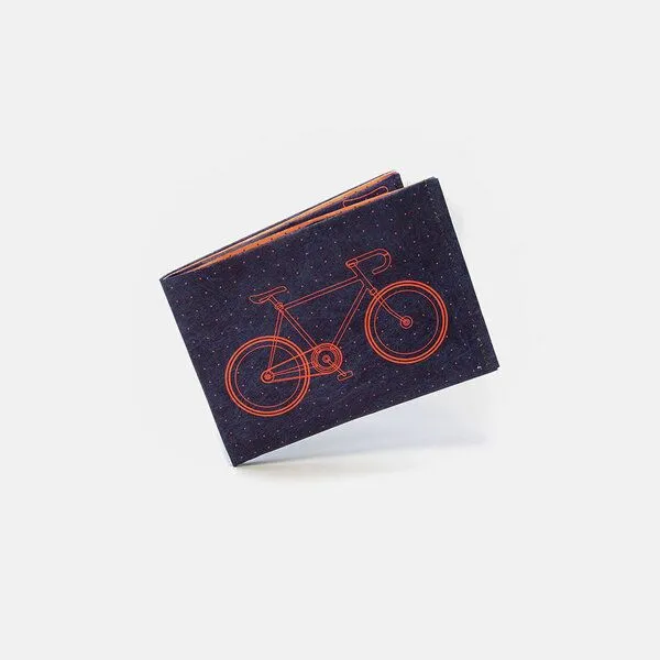 paprcuts paprcuts RFID Portemonnaie, Bike (lila orange neon), – Produktbild 1 von 4